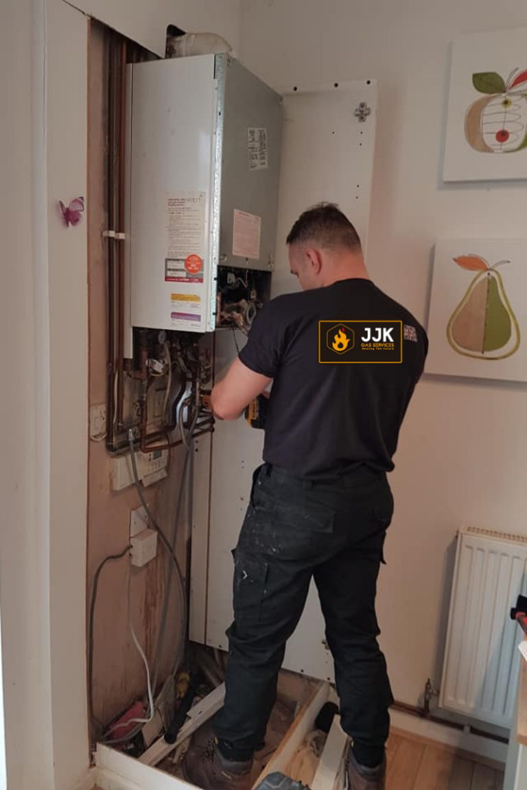jjk gas services repairing boiler