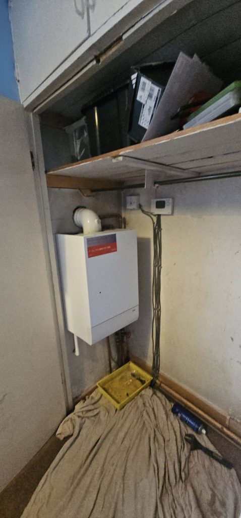 traditional system with a hot water cylinder