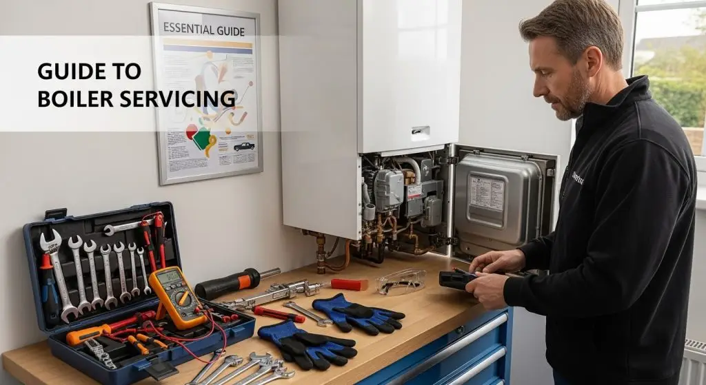 boiler servicing tools preparation